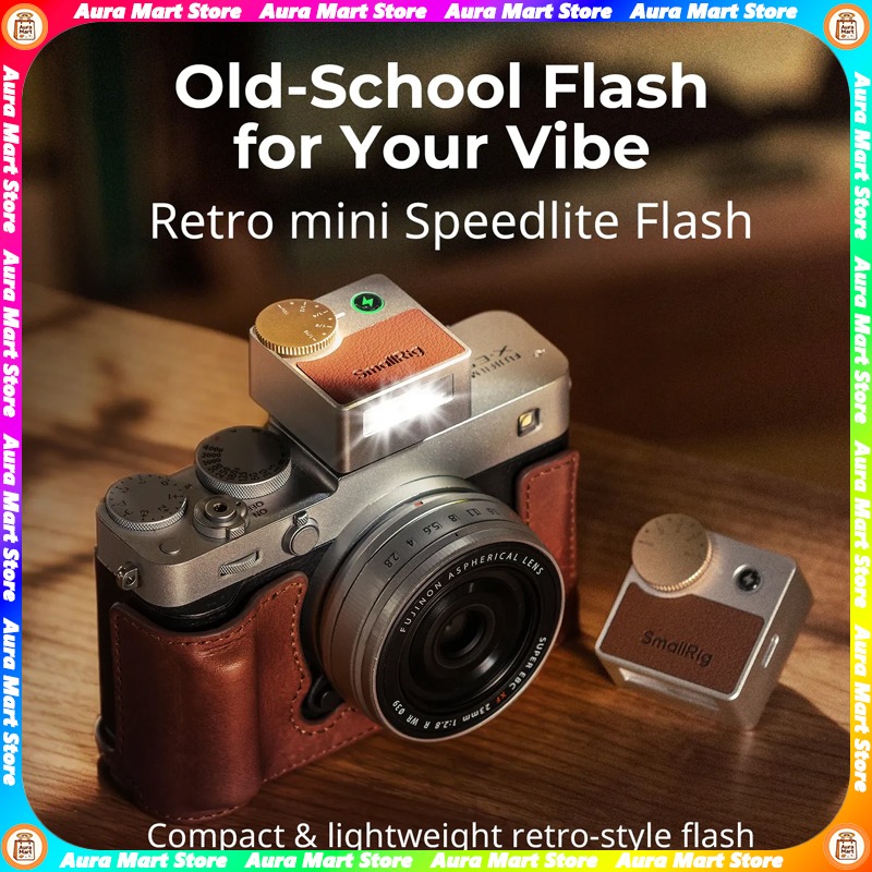 Speedlite Flash External - Smallrig RS-R20 Retro Mini Speedlite Flash