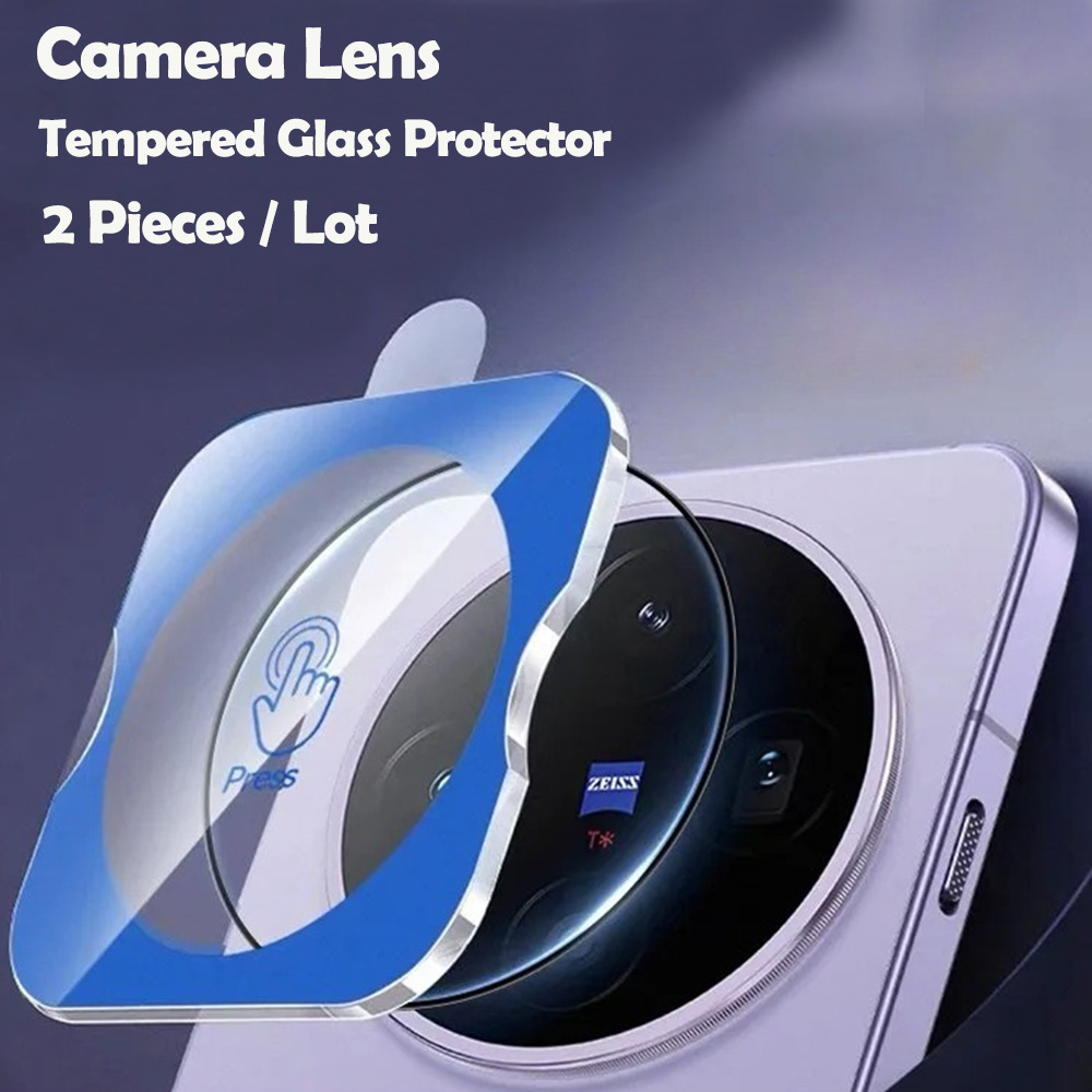 Photography Kit Vivo X300 - 2pcs HD Tempered Glass Lens For