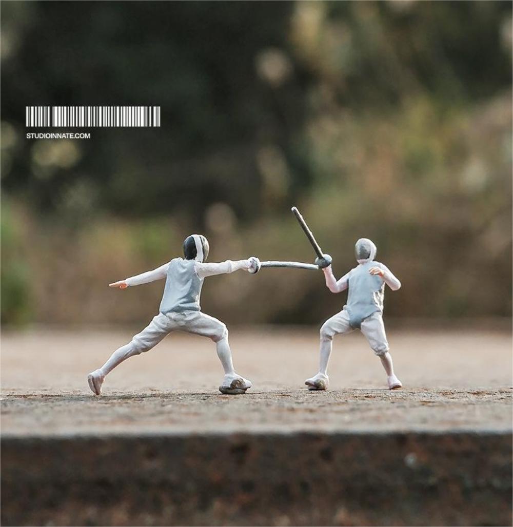 Photography Competition - Resin 3D Print 1/64 Fencing Competition