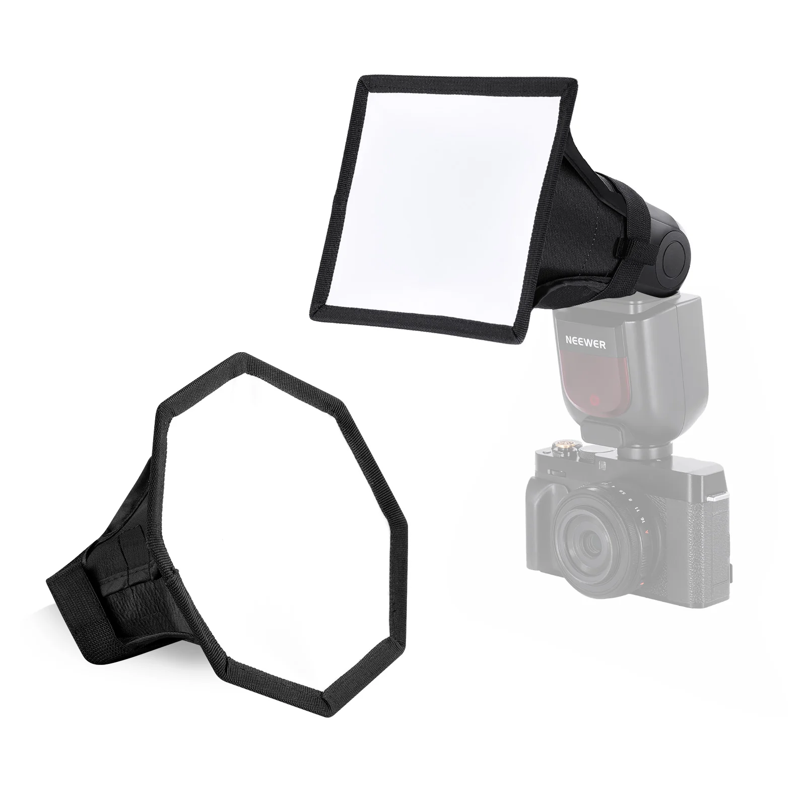 Speedlite Flash External - NEEWER NS5P Upgraded Foldable Flash Softbox
