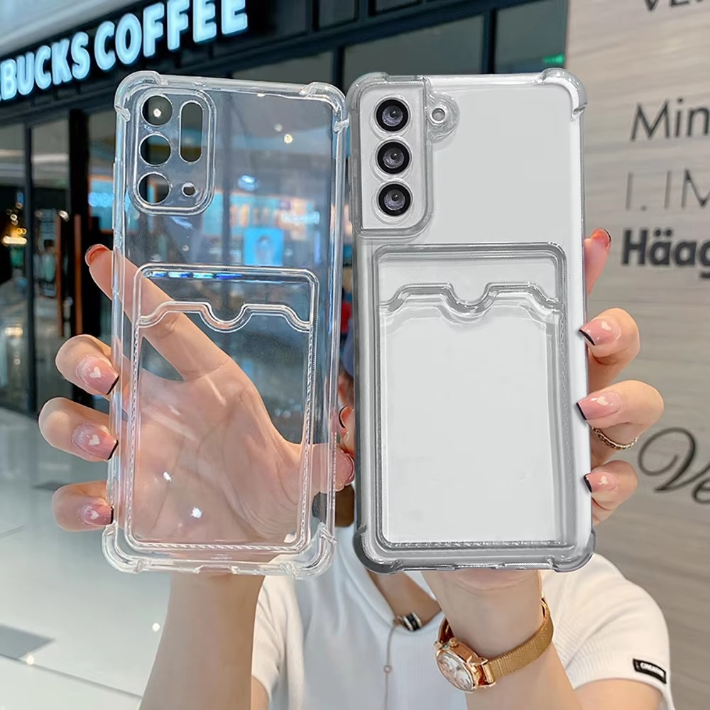 Photography Portfolio - Clear Silicone Card Slot Holder Phone