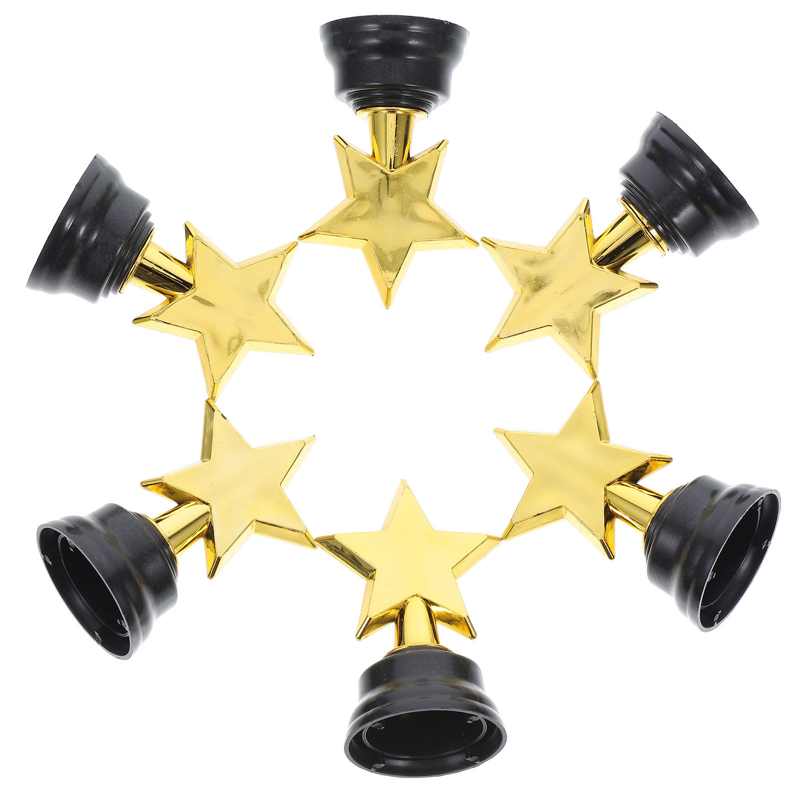 Photography Awards - 6Pcs Little Star Trophies Shiny Gold