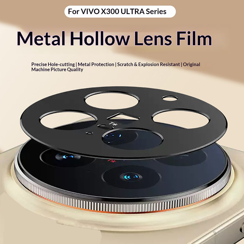 Photography Kit Vivo X300 - Aluminum Metal Rear Camera Lens Protector