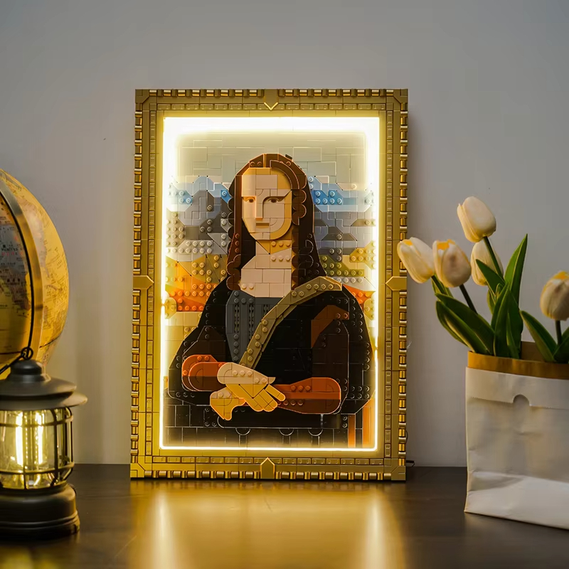 DIY Mona Lisa Building Blocks  - огляд і ціна Photography Architecture