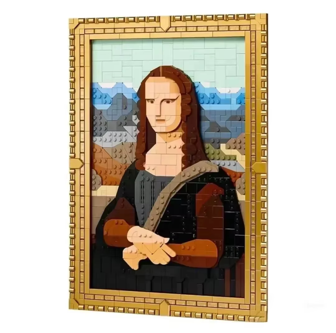 DIY Mona Lisa Building Blocks  - огляд і ціна Photography Architecture