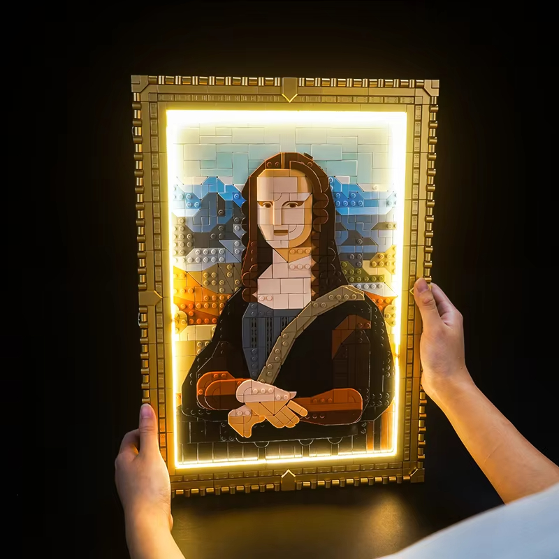 DIY Mona Lisa Building Blocks  - огляд і ціна Photography Architecture