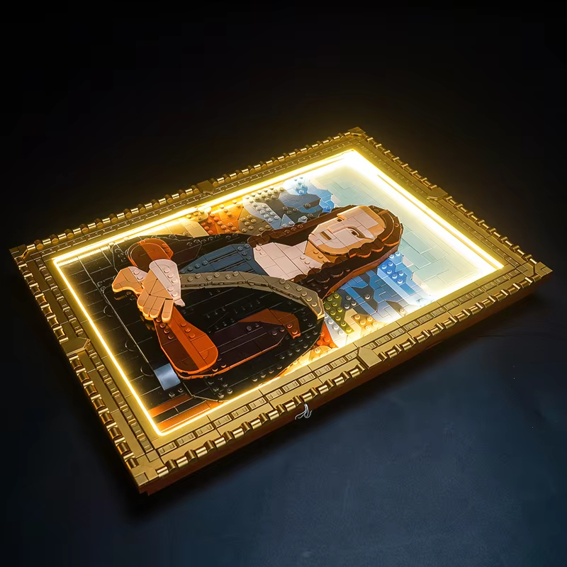 DIY Mona Lisa Building Blocks  - огляд і ціна Photography Architecture