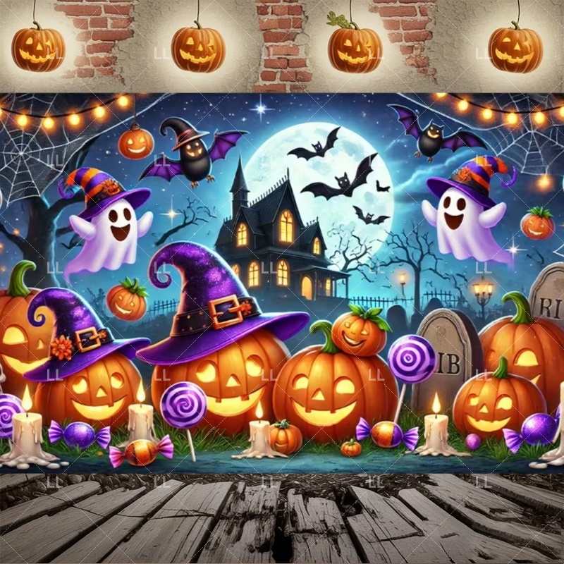 Cartoon Halloween Party Decora - огляд і ціна Photography Architecture