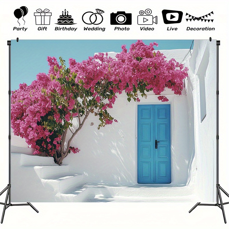 Colorful Santorini Street Scen - огляд і ціна Photography Urban