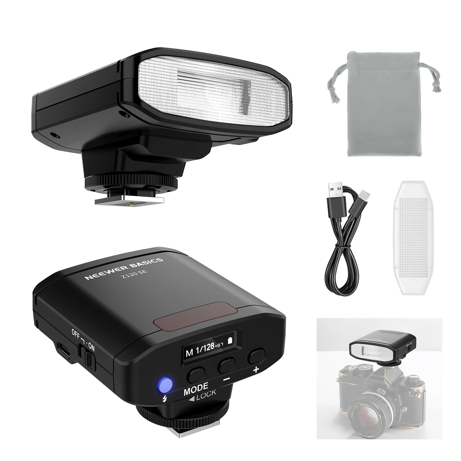 NEEWER BASICS Z120 SE 5600K Mi - огляд і ціна Speedlite Flash External