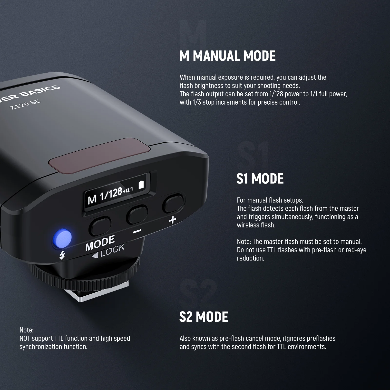 NEEWER BASICS Z120 SE 5600K Mi - огляд і ціна Speedlite Flash External