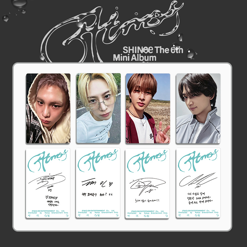 4Pcs/Set Idol SHINEE New Album - огляд і ціна Photography Portfolio