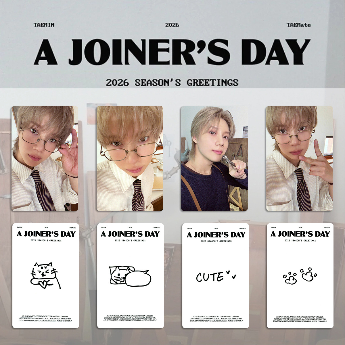 4Pcs/Set Idol SHINEE New Album - огляд і ціна Photography Portfolio