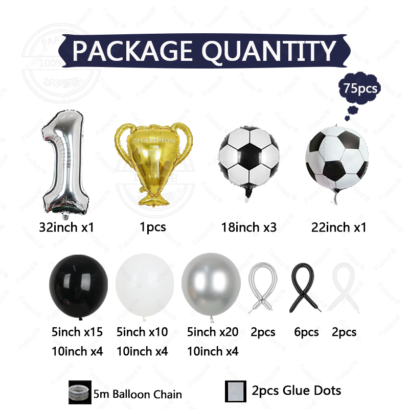 75pcs Football Trophy Balloon  - огляд і ціна Photography Awards
