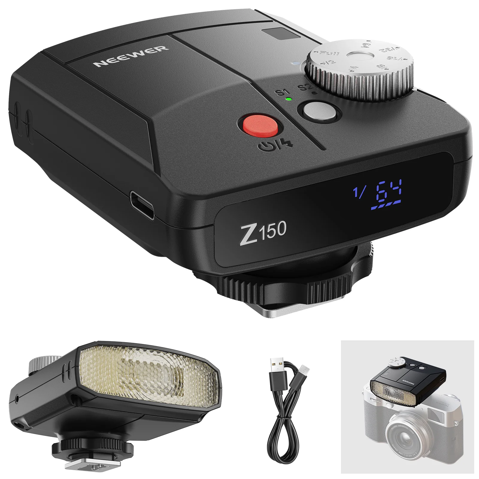 NEEWER Z150 Mini Portable Spee - огляд і ціна Speedlite Flash External