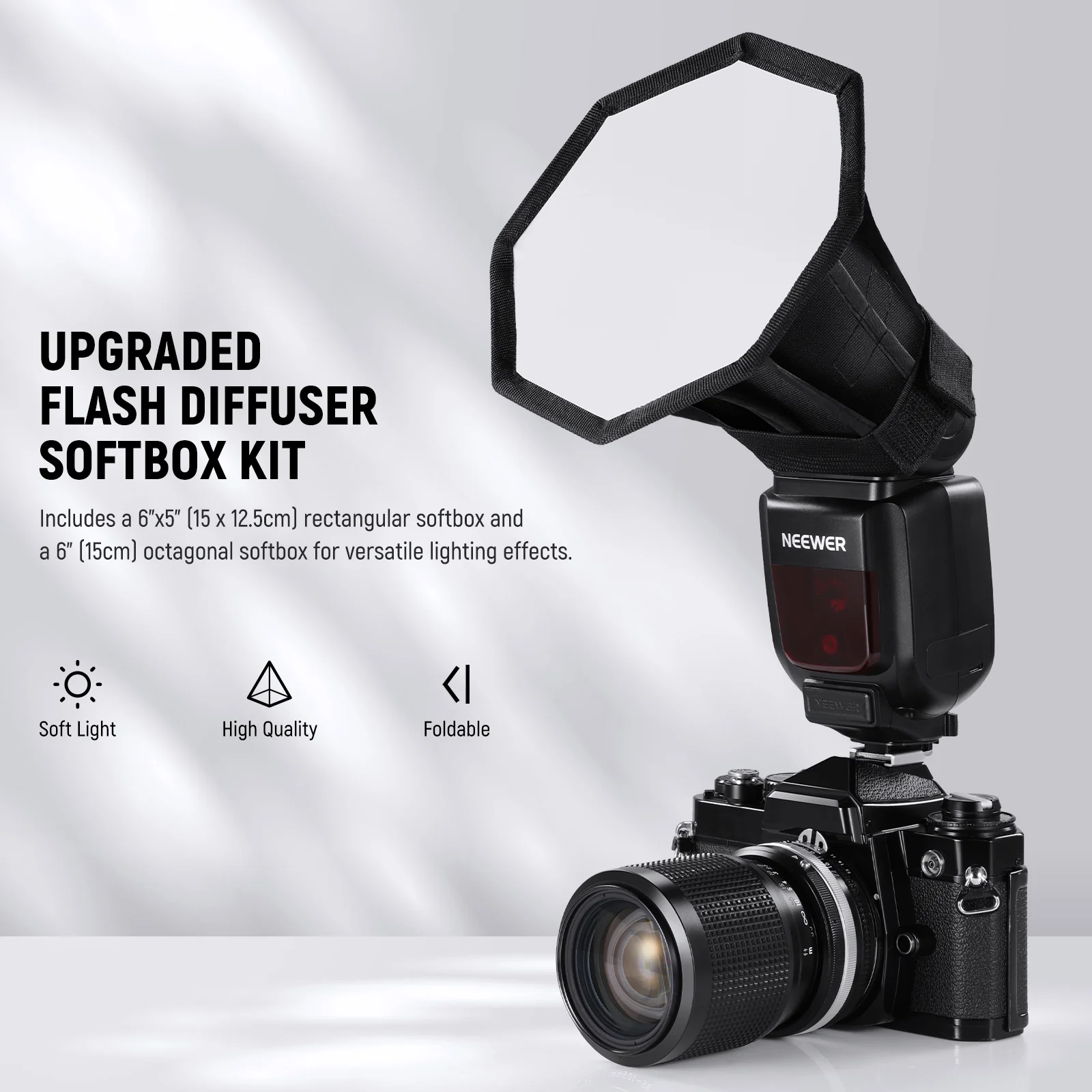NEEWER NS5P Upgraded Foldable  - огляд і ціна Speedlite Flash External