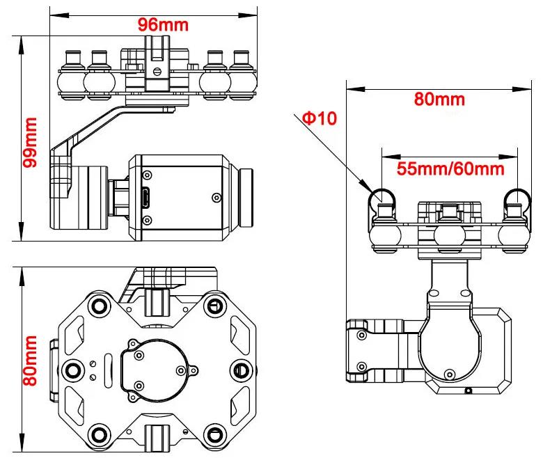 Tarot TL3T20 3-axis Gimbal 640 - огляд і ціна Photography Camera