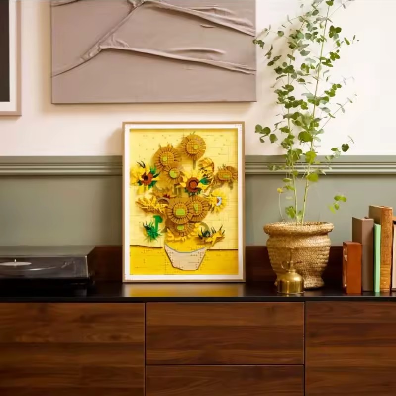 New MOC 3D Sunflower Painting  - огляд і ціна Photography Architecture