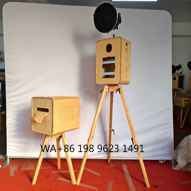 Retro Wooden Selfie Photo Boot - огляд і ціна Photography Digital
