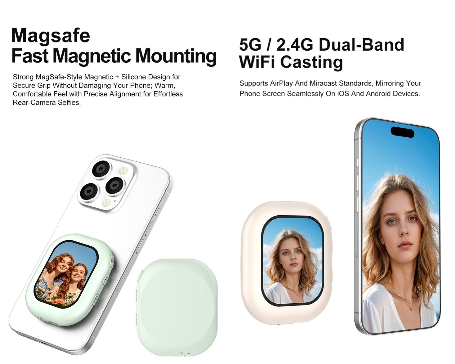 Wireless Mini Magnetic Selfie  - огляд і ціна Photography Camera
